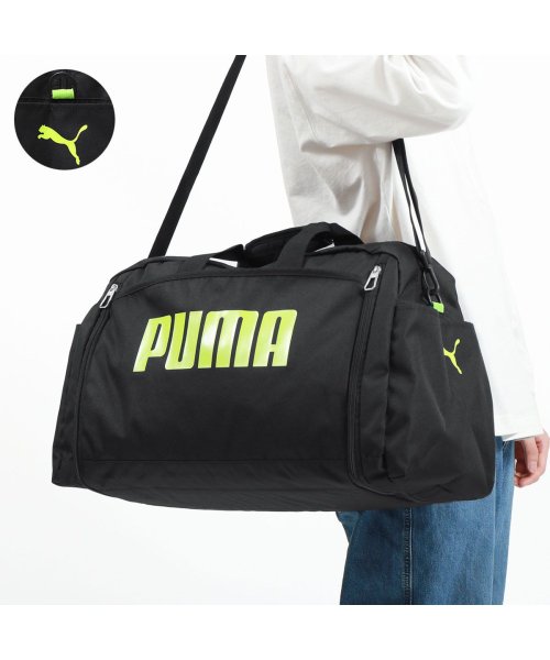 PUMA(PUMA)/プーマ ボストンバッグ PUMA スポーツボストン 拡張型ボストン 52L 60L 2WAY ショルダー B4 3～5泊 軽量 旅行 スポーツ J20167/ブラック系3