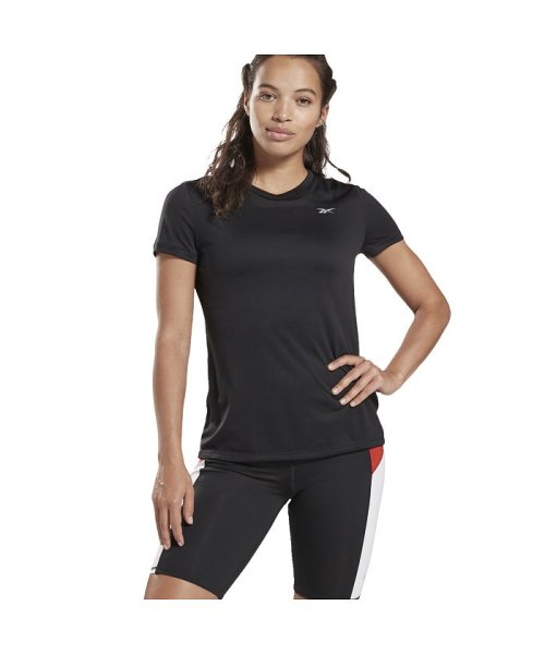 Reebok(Reebok)/ランニング エッセンシャルズ スピードウィック Tシャツ / Running Essentials Speedwick Tee/ブラック