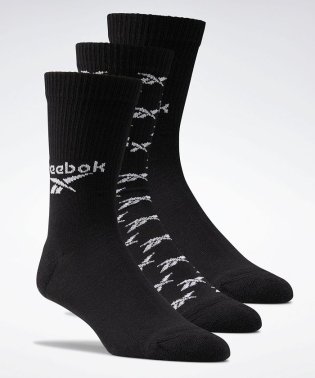 Reebok/クラシックス フォールドオーバー クルー ソックス 3足組 / Classics Fold－Over Crew Socks 3 Pairs/504978708