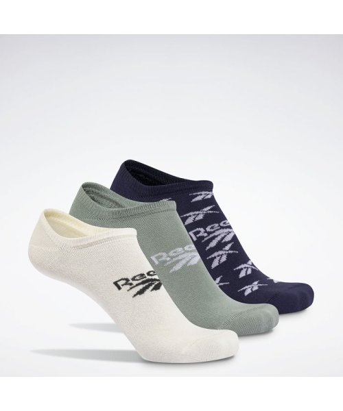 Reebok(リーボック)/クラシックス インビジブル ソックス 3足組 / Classics Invisible Socks 3 Pairs/イエロー