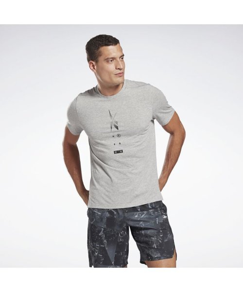Reebok(リーボック)/スピードウィック ムーブ Tシャツ / Speedwick Move T－Shirt/グレー