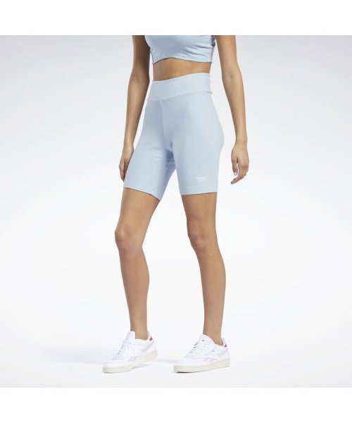 Reebok(リーボック)/FREESTYLE LEGGING SHORTS/ブルー