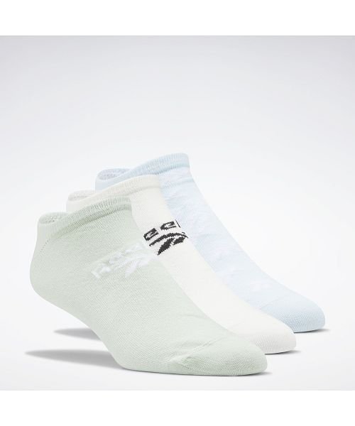 Reebok(リーボック)/クラシックス インビジブル ソックス 3足組 / Classics Invisible Socks 3 Pairs/ホワイト