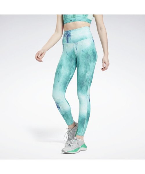 Reebok(リーボック)/Lux ボールド ハイライズ レギンス / Lux Bold High－Rise Leggings/グリーン