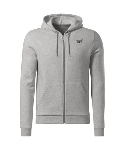 Reebok(リーボック)/リーボック アイデンティティ フリース ジップアップ フーディー / Reebok Identity Fleece Zip－Up Hoodie/グレー