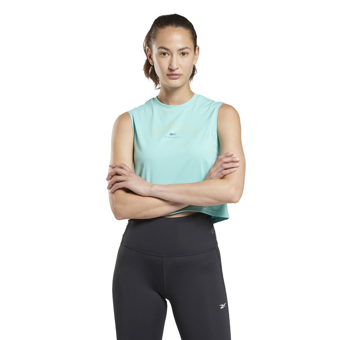 レズミルズ ボディコンバット クロップド タンク トップ / Les Mills Bodycombat Cropped Tank Top