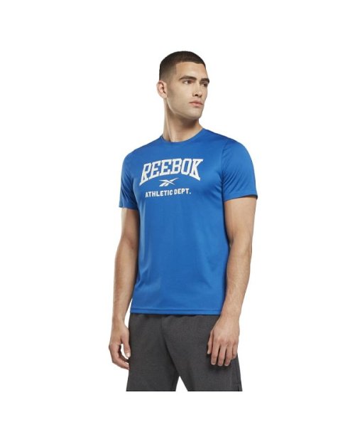 Reebok(Reebok)/ワークアウト レディ グラフィック Tシャツ /  Workout Ready Graphic T－Shirt/ブルー
