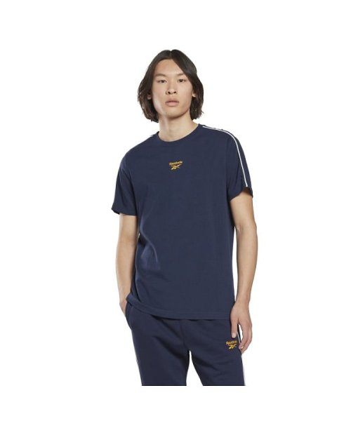 Reebok(Reebok)/ワークアウト レディ パイピング Tシャツ / Workout Ready Piping T－Shirt/ブルー