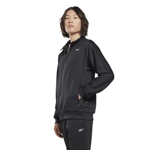 Reebok(Reebok)/DMX ストレッチ ピケ トラックジャケット / DMX Stretch Pique Track Jacket/ブラック