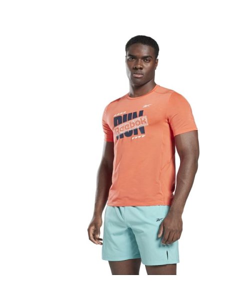 Reebok(Reebok)/ランニング アクティブチル アスリート Tシャツ / Running Activchill Athlete T－Shirt/オレンジ