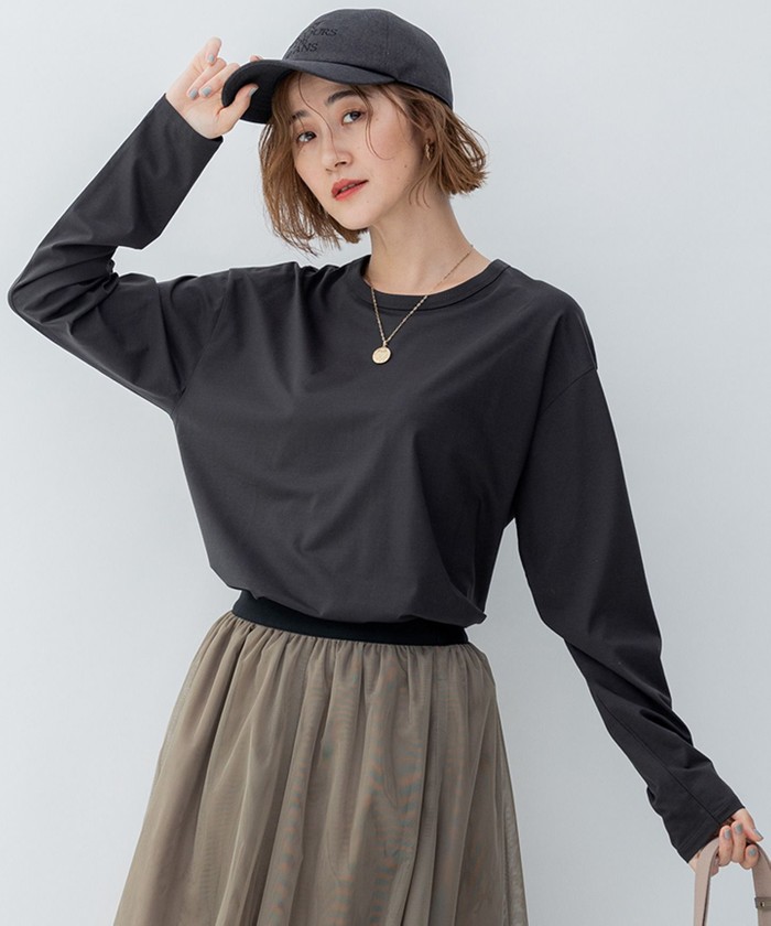 グレー系｜カットソー・Tシャツ｜23区 (Lサイズ)(ニジュウサンク