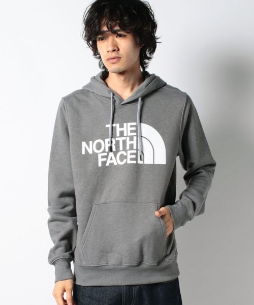 THE NORTH FACE(ザノースフェイス)/【THE NORTH FACE】ノースフェイス パーカー NF0A4M4B Half Dome Pullover Hoodie/グレー×ホワイト