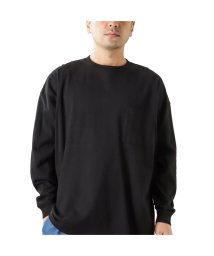 MAC HOUSE(men)/グッドウェア 袖リブスーパービッグシルエット 胸ポケット付きロングスリーブTシャツ 2W7－0502－22FW/504978568