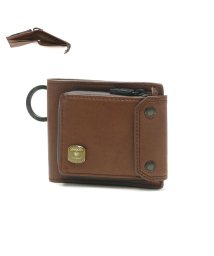 AS2OV(アッソブ)/アッソブ AS2OV HABIT SHOULDER SERIES WATER PROOF JES LEATHER SHORT WALLET 072104/ブラウン