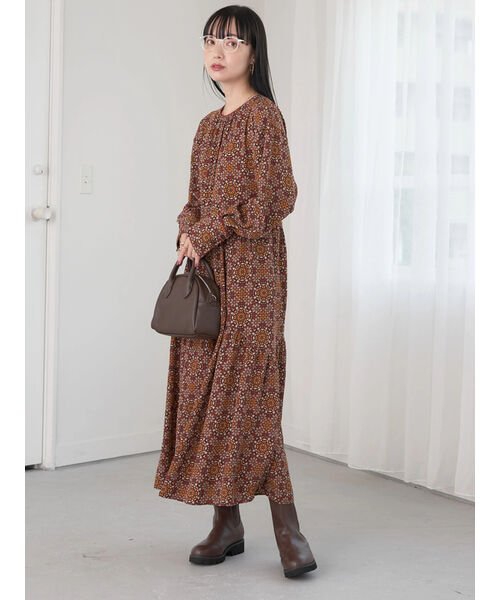 ステンドグラス柄ワンピース アースミュージック エコロジー Earth Music Ecology Magaseek ステンドグラス柄ワンピース アースミュージック エコロジー Earth Music Ecology Magaseek