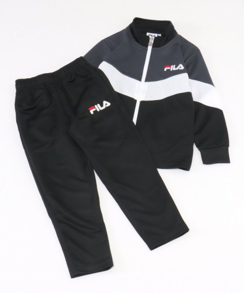 ikka kids(イッカ　キッズ)/【2点セット】FILA フィラ ウォームアップスーツ B/ブラック