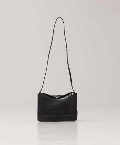 【InRed掲載】Trench/エナメルレザーフラップショルダーBAG