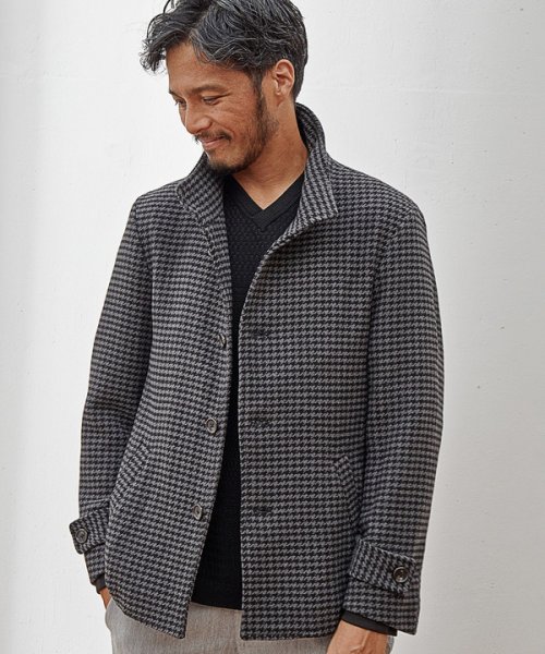 【EFFORTLESS】中空糸メルトンスタンドカラーブルゾン  KUE1403074168(10725円)