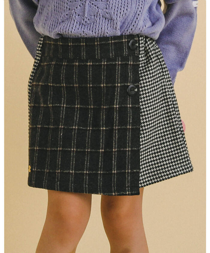 日時指定 SLAPSLIP チェック柄起毛ジャンパースカート ecousarecycling.com