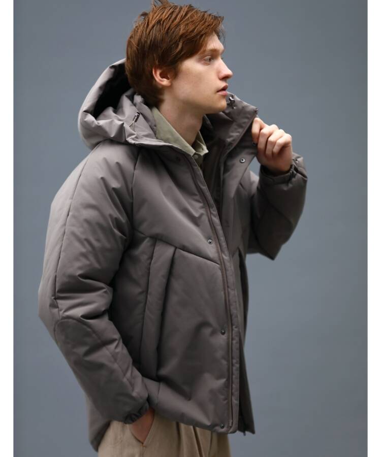 直販最安価格 美品 KASCO 4層中綿フード付きジャケット サイズL メンズ