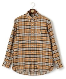 J.PRESS MENS(J．プレス　メンズ)/マルチチェックコットンネルシャツ/キャメル系3