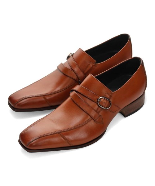 キャサリンハムネットロンドン KATHARINE HAMNETT LONDON　ロングノーズ モンクストラップ ドレスカジュアルシューズ　31693 LONDON　ロングノーズ キャサリンハムネットロンドン モンクストラップ KATHARINE HAMNETT ドレスカジュアルシューズ　31693 B1505347439(11550円)