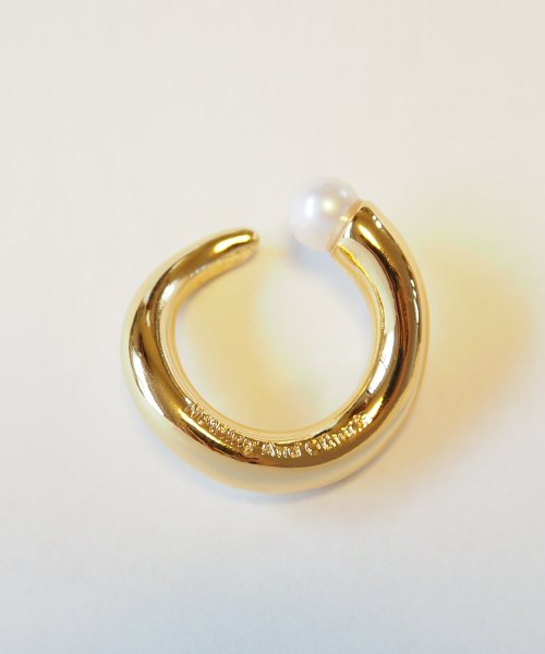 nothing and others(ナッシングアンドアザース)/Freshwaterpearl Ring/Gold