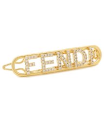 FENDI/フェンディ クリップ ヘアアクセサリー フェンディグラフィ バレッタ ゴールド ホワイト レディース FENDI 8AH612 A44G F089U/504987753