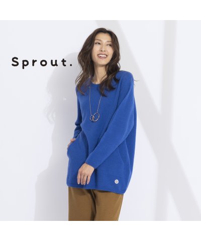 【Sprout.】ポケット付き　プルオーバーニット