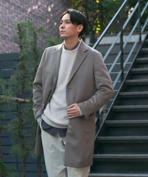 URBAN RESEARCH(アーバンリサーチ)/CHESTER COAT SUPER120/TAUPE