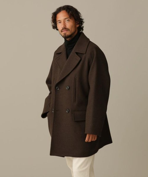 LB.03/SUPER140’Sダブルメルトンピーコート LB model PATRICIO H181 B90 W74 H94 着用サイズ LARGE