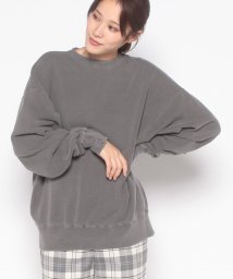 MICA&DEAL(マイカアンドディール)/vintage wash pullover/(1)QB04G チャコール