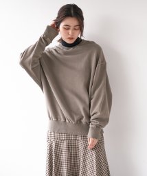 MICA&DEAL(マイカアンドディール)/vintage wash pullover/MOCHA