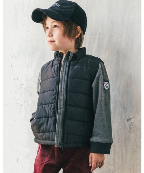ベベ(BeBe) |タフタ 袖 付き 中綿 ジャケット (100~150cm)(504986580) - MAGASEEK ベベ(BeBe) |タフタ 袖 付き 中綿 ジャケット (100~150cm)(504986580) - MAGASEEK