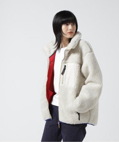 MANASTASH(マナスタッシュ)/MANASTASH/マナスタッシュ　Ws SHERPA JACKET 　シェルパジャケット　ボア/ナチュラル4