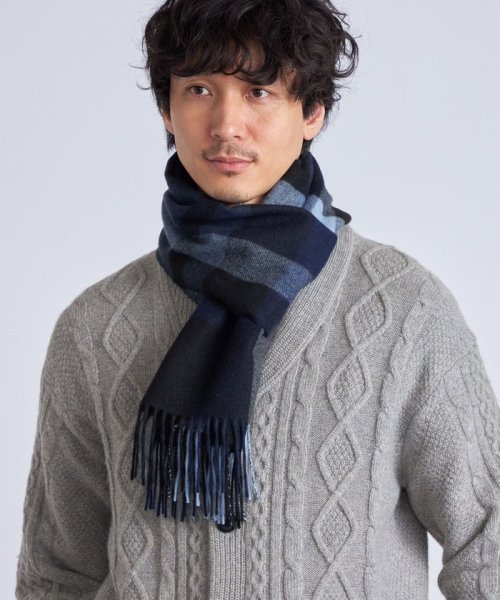 Ships Any カシミヤ チェック マフラー シップス エニィ メンズ Ships Any Mens Magaseek