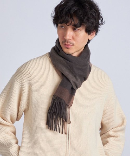 予約 Ships Any カシミヤ パネル マフラー シップス エニィ メンズ Ships Any Mens Magaseek