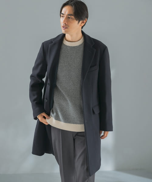 美品】URBAN RESEARCH カシミヤ チェスター コート メンズ www