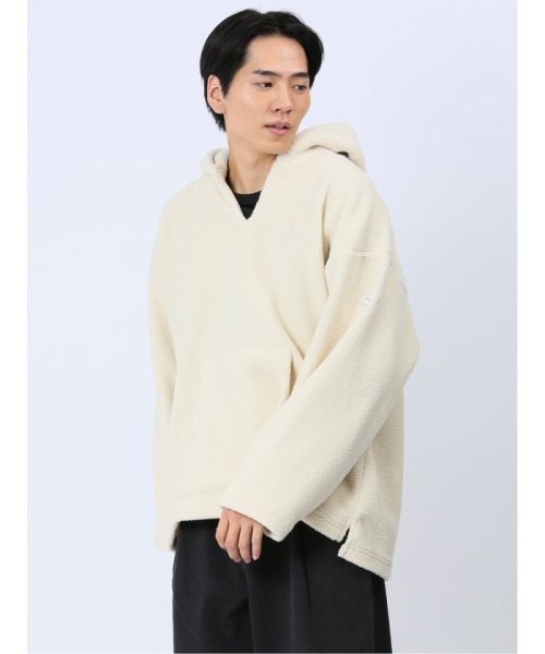 on the day(オンザデイ)/モンケメル/MONT KEMMEL MEX HOODY BOA FLEECE 長袖 メンズ Tシャツ カットソー カジュアル インナー ビジネス ギフト プレゼ/アイボリー