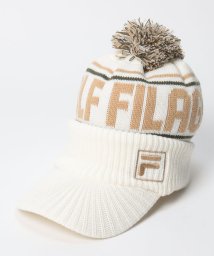 FILA GOLF(フィラゴルフ（レディース）)/ニットキャップ/ホワイト