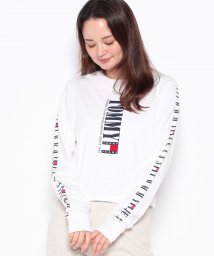 TOMMY JEANS(トミージーンズ)/アーカイブロゴTシャツ/ホワイト