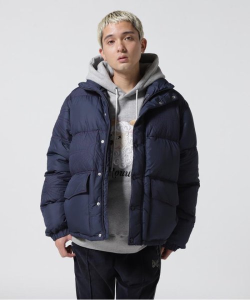 LHP(エルエイチピー)/RASSVET(PACCBET)/ラスベート/LOGO PUFFER WOVEN JACKET/ウーブンジャケット/ネイビー