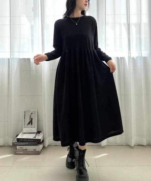 セール】快適に、どこでも映える一枚。エレガントフレア万能ワンピース 