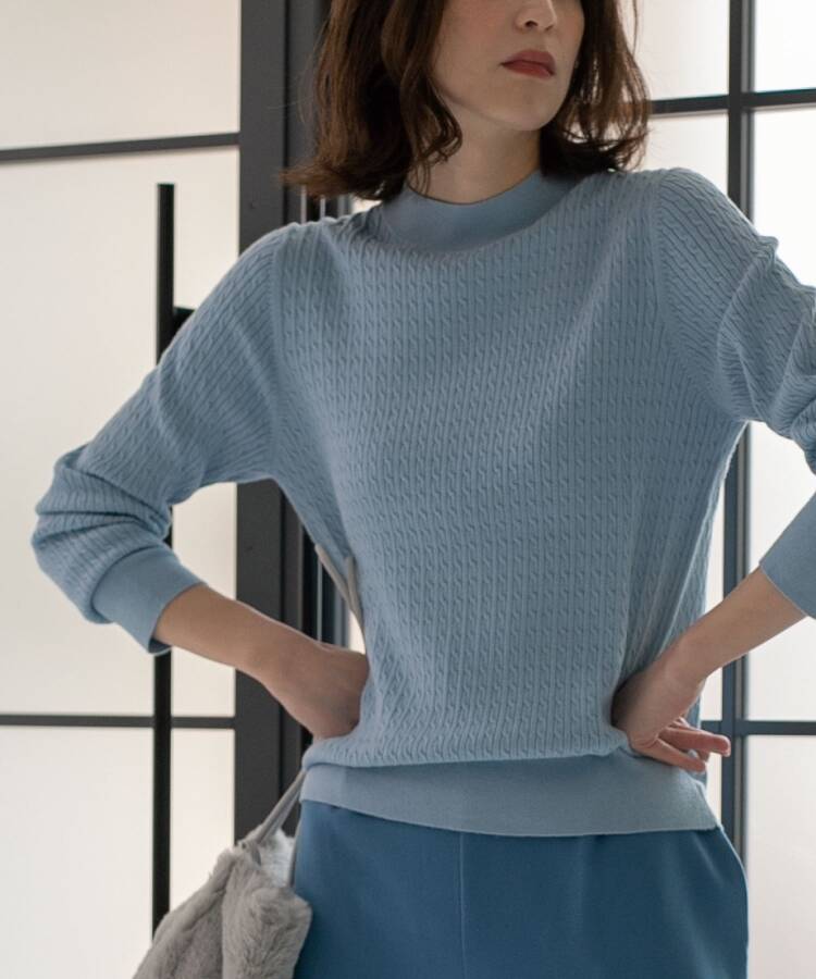 カラフルセット 3個 オペークドットクリップ セットアップ ニット M