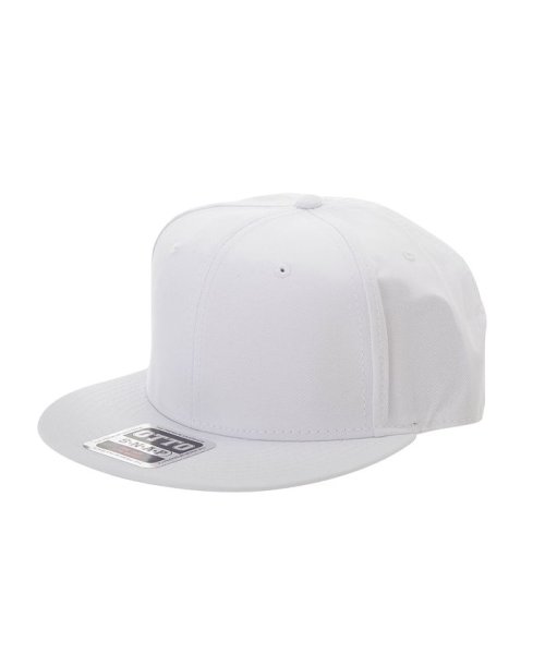 BACKYARD FAMILY(バックヤードファミリー)/オット OTTO #125－1038 Cotton Twill Round Flat Visor/ホワイト