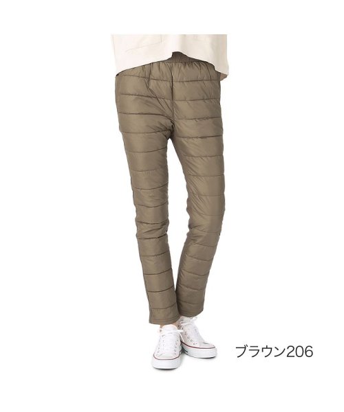 FRANTICAcloset(フランティカクローゼット)/福助 公式 レディース FRANTICA ファイバーダウン パンツ l09－2281<br>Mサイズ アイボリー 婦人 女性 フクスケ fukuske/ブラウン