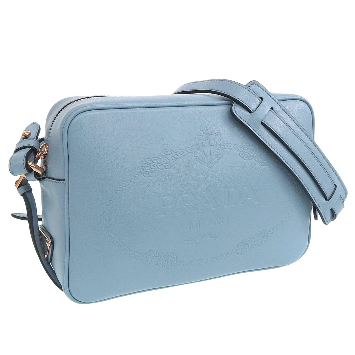 PRADA glace calf bana クラッチバッグ ポシェット