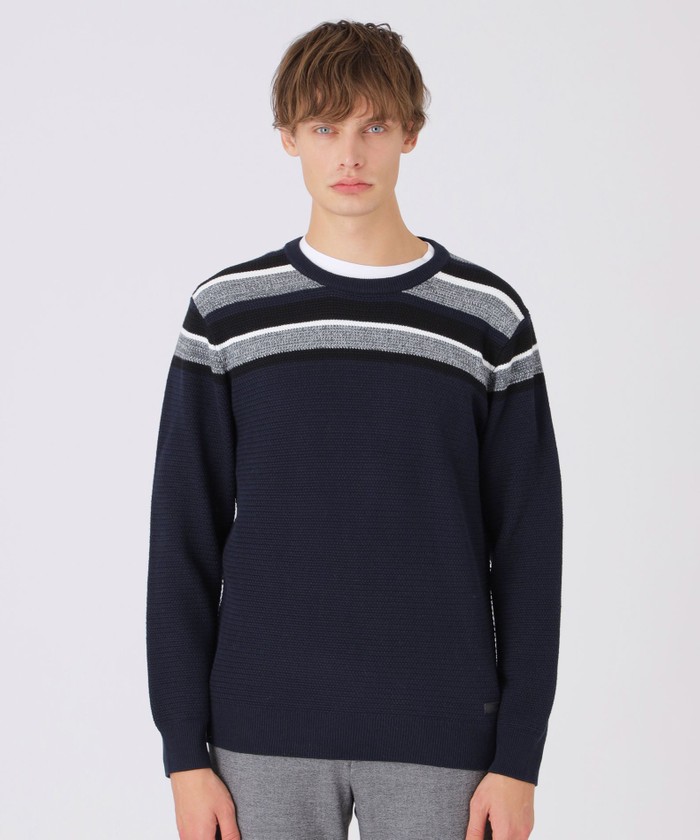 アンサンブルボーダーニットソー(505000888)｜HANKYU MEN'S / 阪急メンズ
