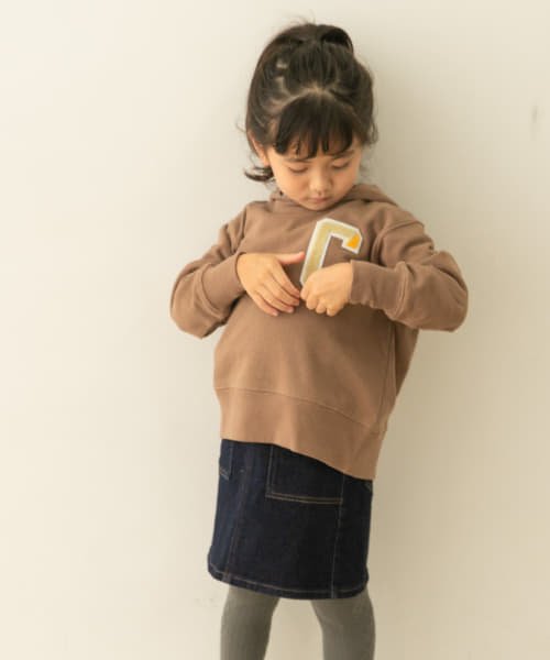 URBAN RESEARCH DOORS（Kids）(アーバンリサーチドアーズ（キッズ）)/『別注』Champion×DOORS　サガラスウェットパーカー(KIDS)/ベージュ