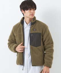 green label relaxing(グリーンレーベルリラクシング)/【WEB限定】＜TAION＞2WAY ダウン×ボア リバーシブル ジャケット/OLIVE